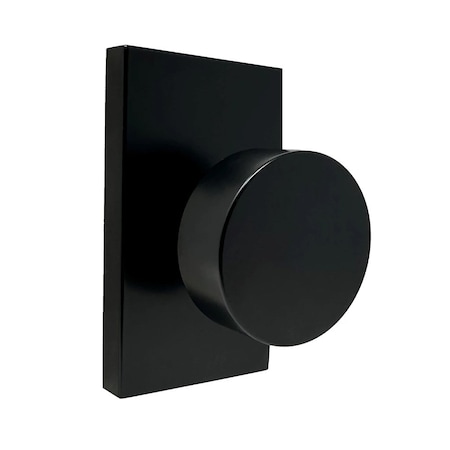 Weslock Mesa Knob with Rectangular Rose Passage Lock with Adjustable Latch and Full Lip Strike Matte 009004242FR20