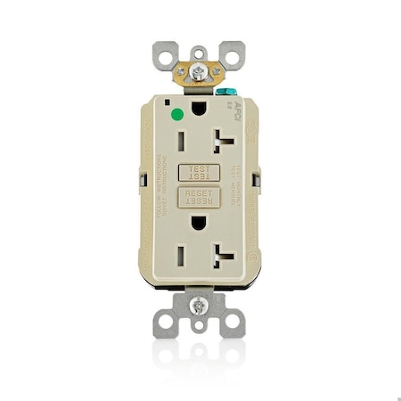 Leviton AFCI Receptacle 20A HG/TR Ivory AFTR2-HGI