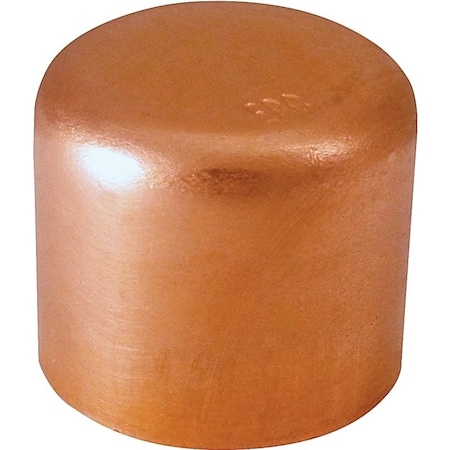 Epc Elkhart Products Tube Cap, 2 in, Sweat, Wrot Copper 30638