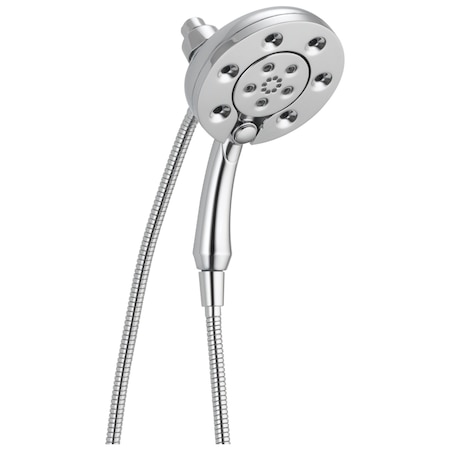 Delta Universal Showering Components H2OKinetic In2ition 4-Setting Two-in-One Shower 58472-PR