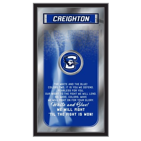 Holland Bar Stool Co Creighton 26" x 15" Fight Song Mirror MFghtCrghtn