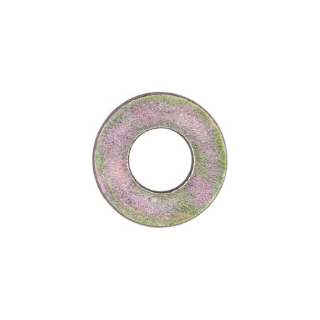 Auveco 1/4in Sae High Strength Washer Zinc Yellow, 100PK 12781