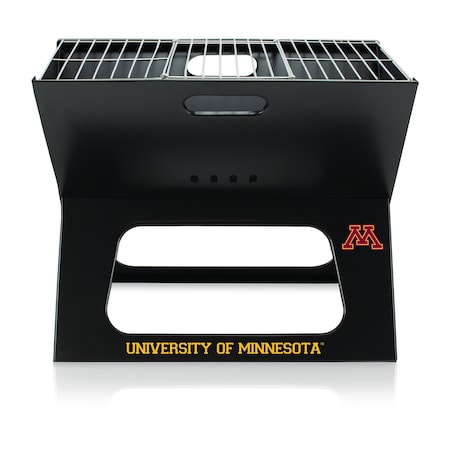 Picnic Time Family Of Brands NCAA Minnesota Golden Gophers X-Grill Portable Grill - Camping Grill 775-00-175-364-0