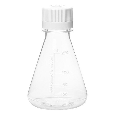Zoro Select Plastic Flasks, Colorless, PK12 UNERFLSPETG250