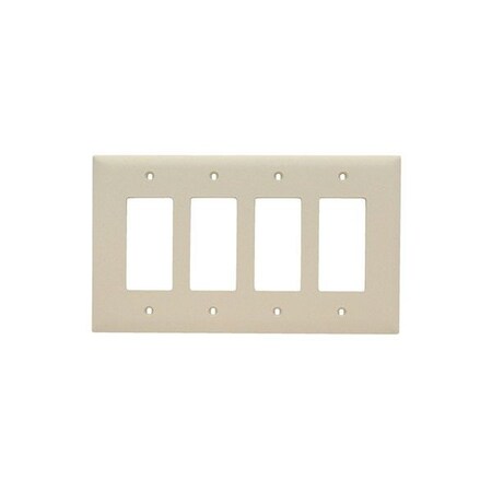 Legrand WallPlate, Decorator-Rocker, Brown, Nylon TPJ264I