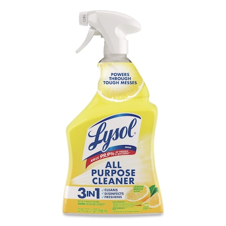 Lysol Cleaners & Detergents, Spray Bottle, 32 oz, Lemon Breeze 19200-75352