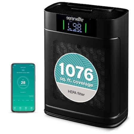 Serenelife HEPA Air Purifier for Home SLARP1076BK