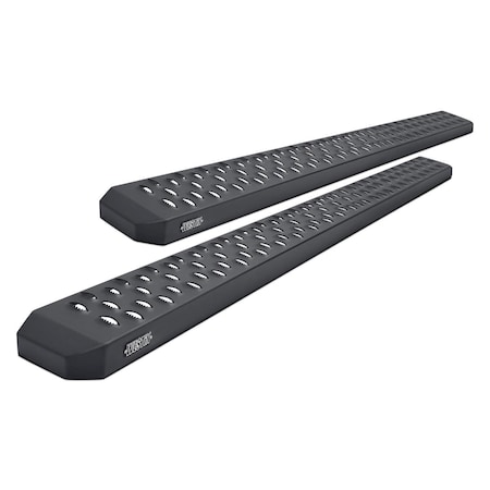 Perfectpitch 2774725 75 in. Grate Steps Cab Length Black Running Boards for 2000-2014 Chevy Tahoe PE3572425