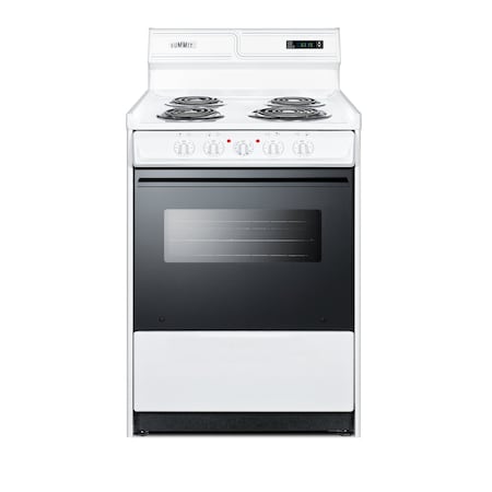 Summit 24in Wide Electric Coil Top Range WEM630DK