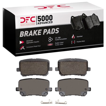 Dynamic Friction Co DFC 5000 Advanced Brake Pads - Low Metallic 1551-1766-00