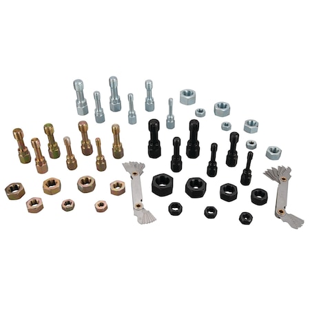 Performance Tool 42 pc. Master Thread Restorer Kit, Metric SAE UNC UNF Dies Taps W8660