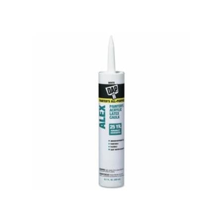 Dap ALEX Painter's Acrylic Latex Caulks (PC 18065), 10.1 oz , White, 12PK 802-18670