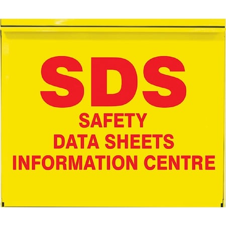 Accuform SDS STORAGE CABINET SDS INFORMATION ZRS398