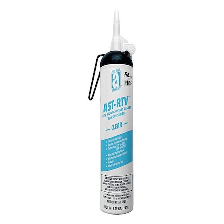 Anti-Seize Technology RTV Gasket Maker, Clear, 6.7 fl oz, Paste 27086