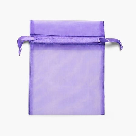 Nashville Wraps Grape Sheer Organza Bags, 4x6, 10PK B001465