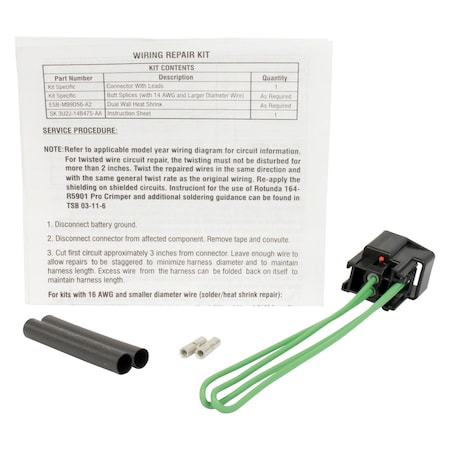 Motorcraft Ambient Air Temperature Sensor Connector,  WPT1448