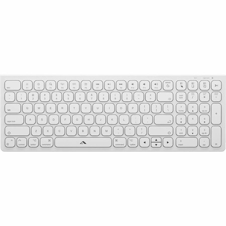 Alogic ECHELON COMPACT USB-C RECHARGEABLE BLUETOOTH KEYBOARD FOR MAC (WHITE), US ASKBT2M