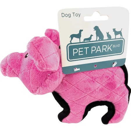 Boss Pet Pet Park Blvd Tuffimals Small Pig Dog Toy US2021 14 22