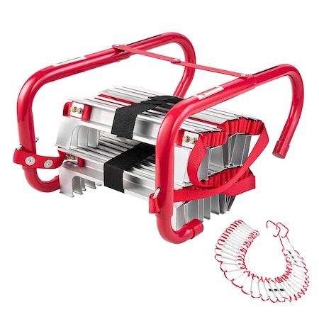 Vevor Fire Escape Ladder 5-6 Story 50FT Retractable Emergency Safety Fire Ladder YD5-1-13.5A
