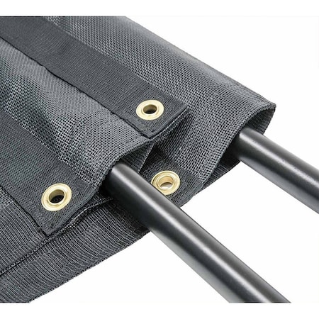 Mytee Products 7 ft x 15 ft Dump Truck Vinyl Coated Mesh Tarps Cover with 5 Inch 18oz Double Pocket PVCM7-15-DP