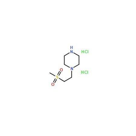 Ak Scientific 1-[2-(Methylsulfonyl)ethyl]piperazine 2HCl (100mg), CAS 870007-73-1 1130AF-100mg
