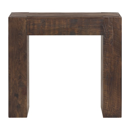 Alaterre Furniture Stockyard Solid Wood Console Table 36 in Modern Farmhouse Small Entryway Table AFTBL-035