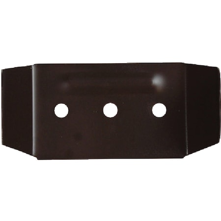 Spectra Metals 2'' x 3'' Brown Aluminum Downspout Clip 3DPCLIPRTB