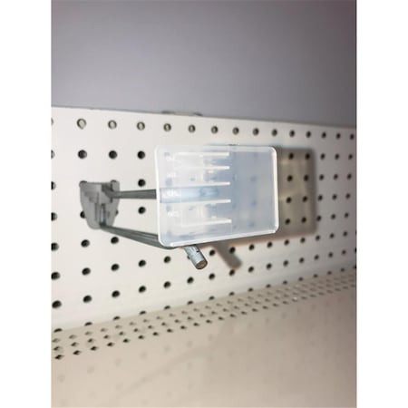 Kinter 1.25 x 0.06 x 2 in. Utility Parts Quad Wire Label Holder Plastic, Clear, 100PK 9719469