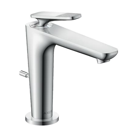 Axor Citterio C Single-Hole Faucet 125 CoolStart with Pop-Up Drain-Cubic Cut, 1.2 GPM in Chrome 49031001