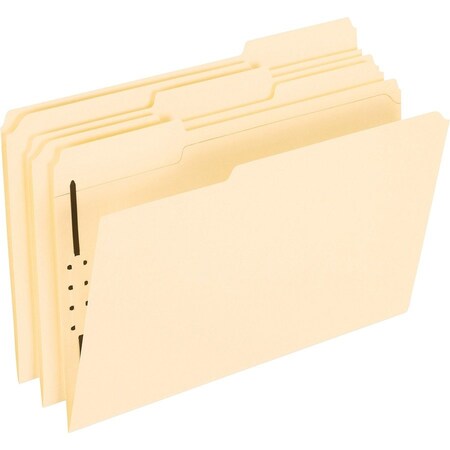 Tops Business Forms Pendaflex, MANILA FOLDERS WITH ONE FASTENER, 1/3-CUT TABS, LEGAL SIZE, 50PK FM310