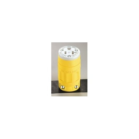 Leviton Industrial Grade, Dustguard Connector 20 Amp, 125 Volt 1533