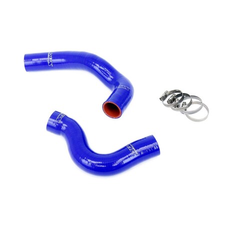 Hps Performance High Temp Reinforced Silicone Radiator Coolant Hose Kit, Blue,  57-2029-BLUE
