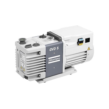 Atlas Copco Vacuum Pump, 0.6 hp, 220/240V AC GVD5 220-240V/1Ph/50/60Hz