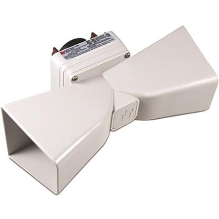 Federal Signal Horn Projector, Polycarbonate, Gray, Surface Mount PR2-NM