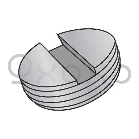 Oxoxo 3/4-14 Slotted Pipe Plug Die Cast Zinc Alloy, 1000PK 448887