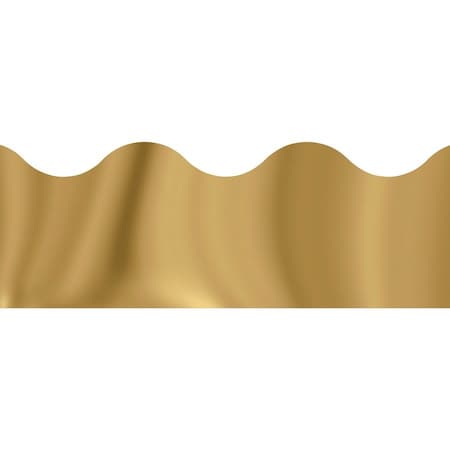 Trend Enterprises Gold Metallic Terrific Trimmers®, 32.5ft Per Pack, PK6 T91252