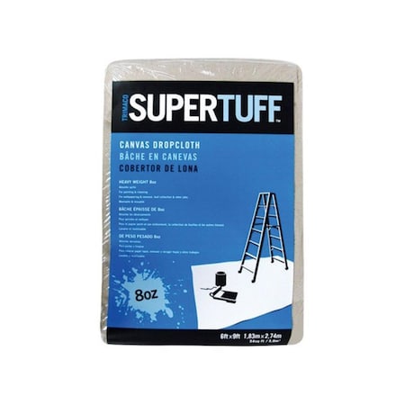 Trimaco 58909 6 x 9 in. 8 oz Canvas Heavyweight Dropcloth 1594381