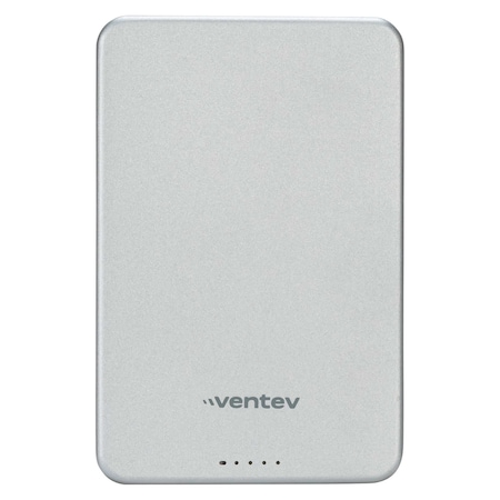 Ventev 15w Ultrafast Qi2 5,000 Mah Portable Battery - Gray Q2BAT-5K181158