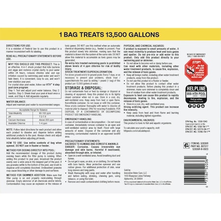 Hth Pool Care 1 Lb. Shock Advanced Granule, 6PK 52036R