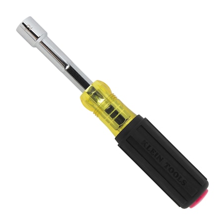 Klein Tools Metric Magnetic Color-Coded Nut Driver, Heavy-Duty Hollow-Shaft, 12mm 65412MAGM