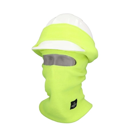 Refrigiwear Hard Hat Face Mask, Acrylic Knit 0067RHVLOSA