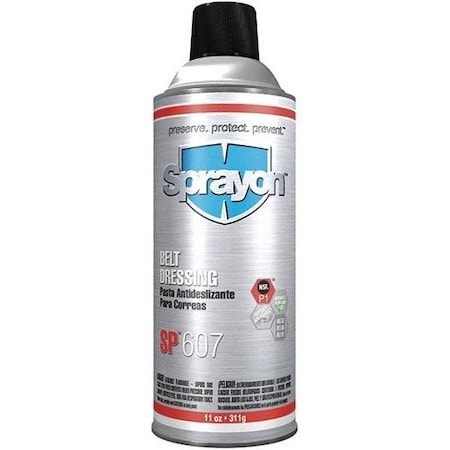 Krylon Sprayon Belt Dressing, Size: 16 oz, Net Wt: 11 oz SC0607000
