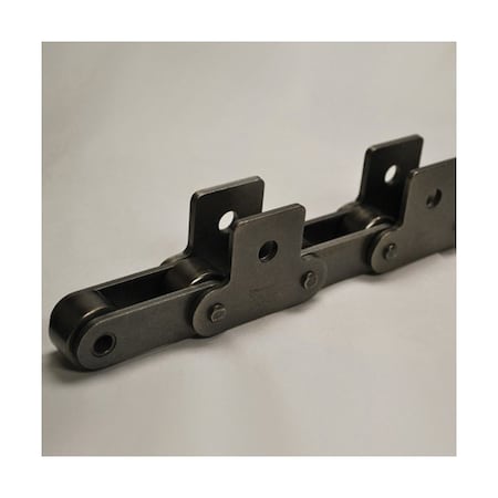 Tsubaki Double Pitch Oversize Conveyor chain, 10 ft OAL, 2 P, 1-1/8 Dia x 5/8 in W Roller C2082HSK16LRB