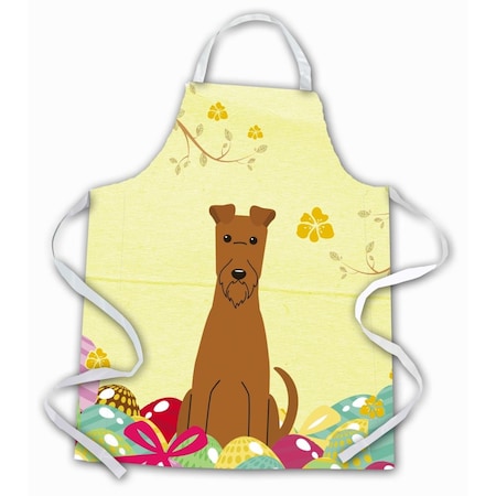 Carolines Treasures Easter Eggs Irish Terrier Apron BB6062APRON