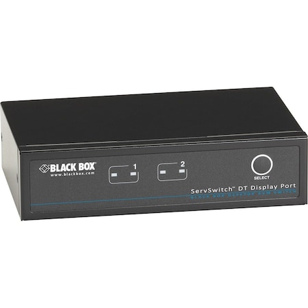 Black Box BLACK BOX 2 Port Display Port Kvm w/ Usb And Aud KV9702A