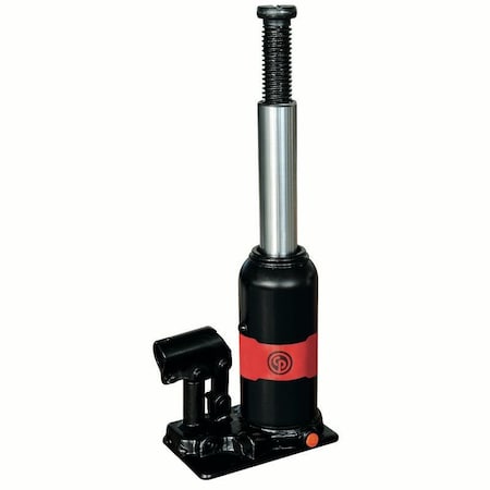 Chicago Pneumatic Bottle Jack, 8 ton Lifting, 7.9 in H Min, 12.6 in H Max, 6.3 in W x 3.94 in D Base 8941081080