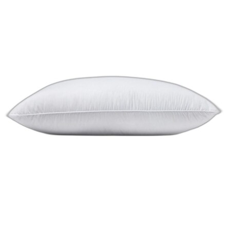 Homeroots Set Of 2 Lux Sateen Down Alternative Standard Size Firm Pillows, 2PK 387821