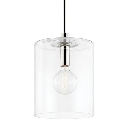 Mitzi Neko 1 Light Pendant 12 In. Polished Nickel H108701L-PN