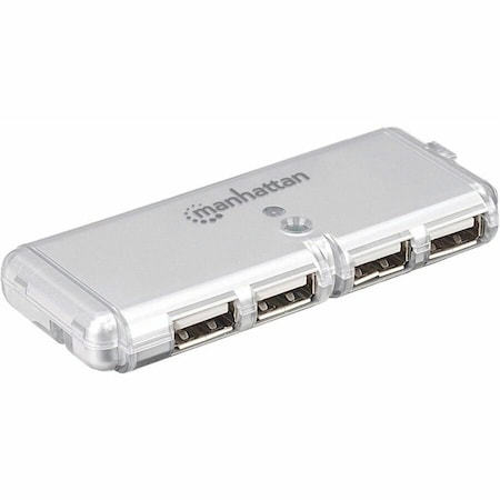 Manhattan HUB USB V2.0 4 PTOS MINI SIN FUENTE 160599