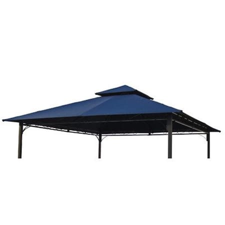 International Caravan 10 ft. Gazebo Canopy St. Kitts Replacement Top, Navy YF-3136B-CNP- NV